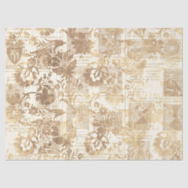 Ephemera Sepia Paper Series Design 3 Seidenpapier