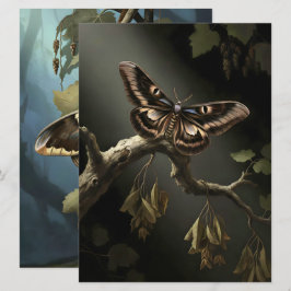 Ephemera Sheet - Woodland Moth Einladung