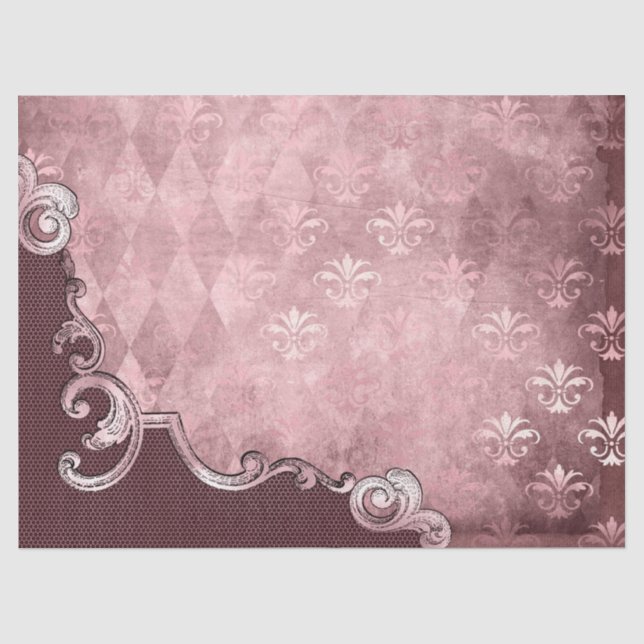 Ephemera Verziert Paper Series Design 4 Seidenpapier (Vorderseite)