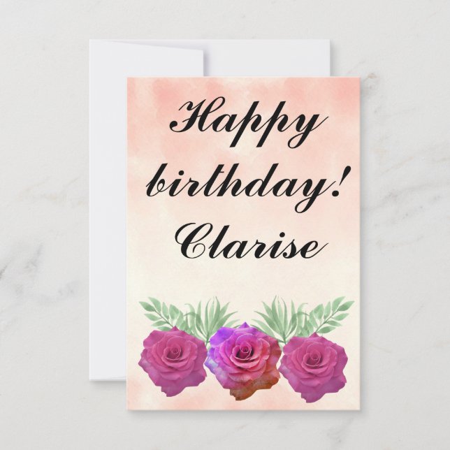 Ephemera vibrant color pink art (Vorderseite)