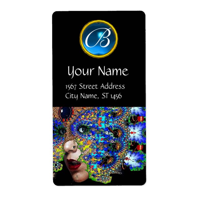 EPHEMERAL BLUE SAPPHIRE MONOGRAMM Black (Vorne)