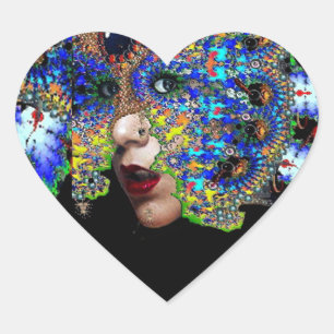 EPHEMERAL Heart Herz-Aufkleber