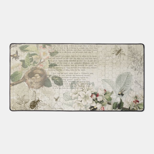 Ephémère botanique de l'abeille antique (Recto)