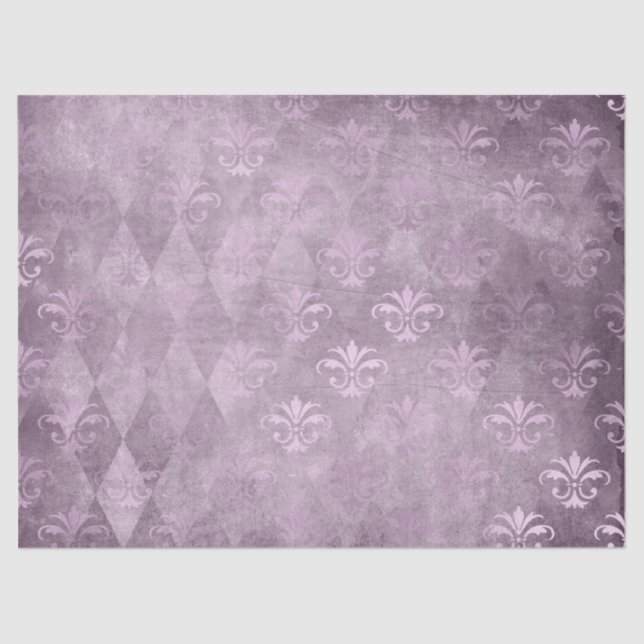 Ephemere Lavendel Paper Series Design 7 Seidenpapier (Vorderseite)