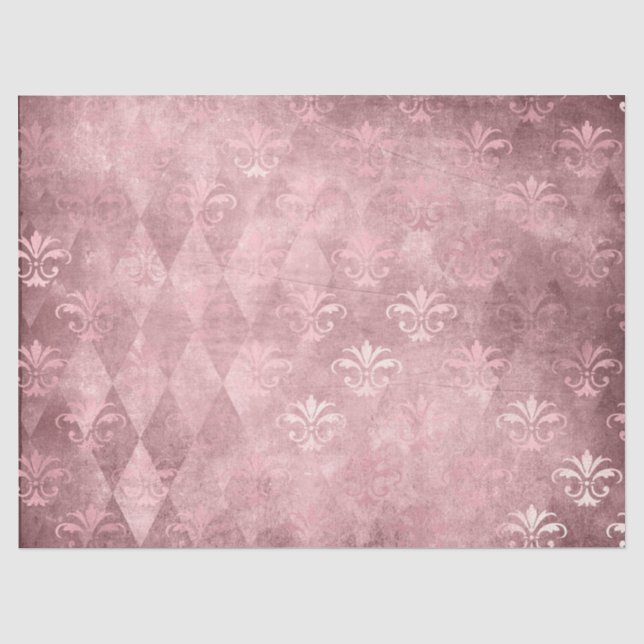 Ephemere Pink Paper Series Design 2 Seidenpapier (Vorderseite)