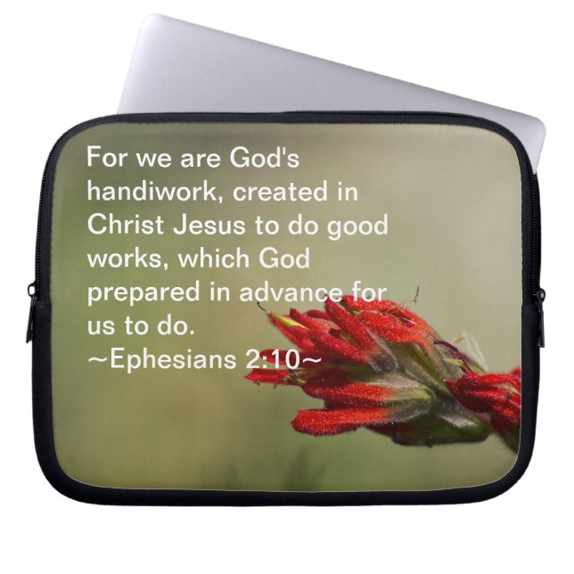 Ephesianer 2:10 laptopschutzhülle (Vorderseite)