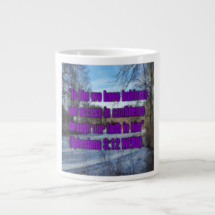 Ephesianer 3:12 WEBU-Tasse Jumbo-Tasse