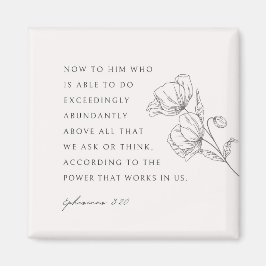 Ephesianer 3:20 überaus abudent magnet