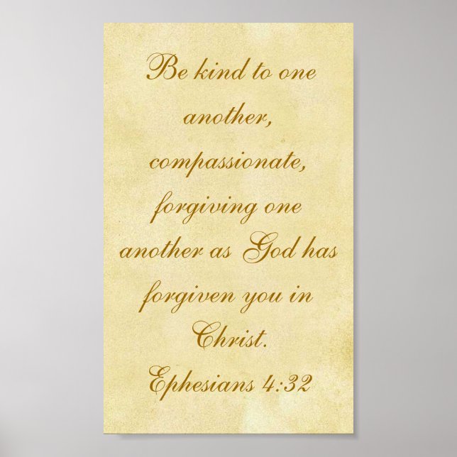 Ephesianer 4:32 poster (Vorne)