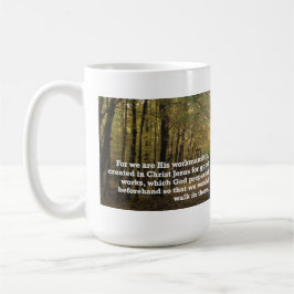 Ephesians 2:10 Inspirational Bible Verse Kaffeetasse
