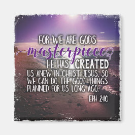 Ephesians 2:10 Instgram Foto Magnet