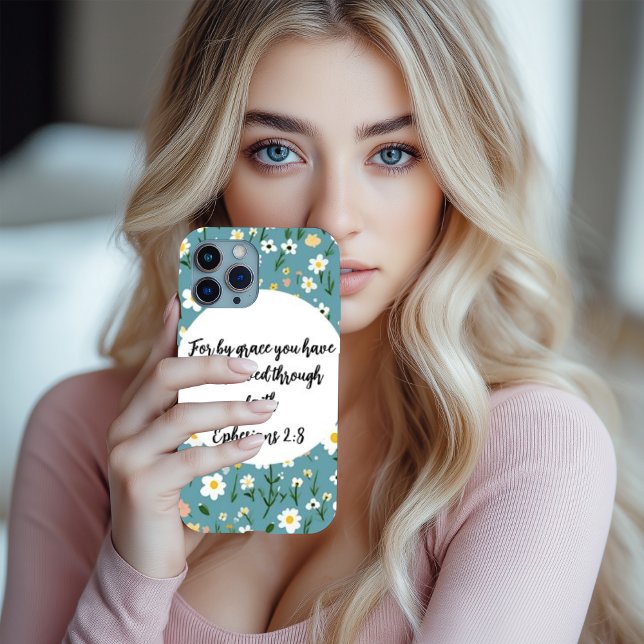 Ephesians 2:8 Christian iPhone 15 Pro Case Hülle (Ephesians 2:8 Christian iPhone case)