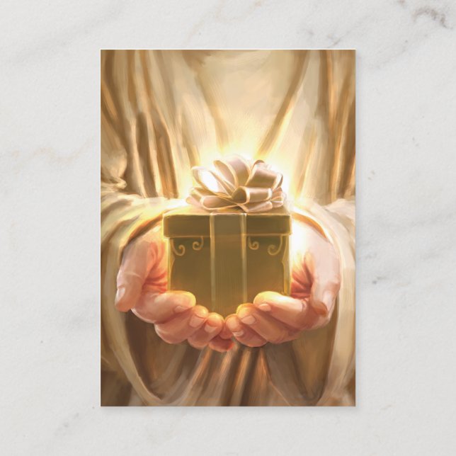 Ephésiens 2:8-9 Cartes KJV (Dos)