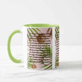 Éphésiens 3:14-19 Prière Mug à deux tons