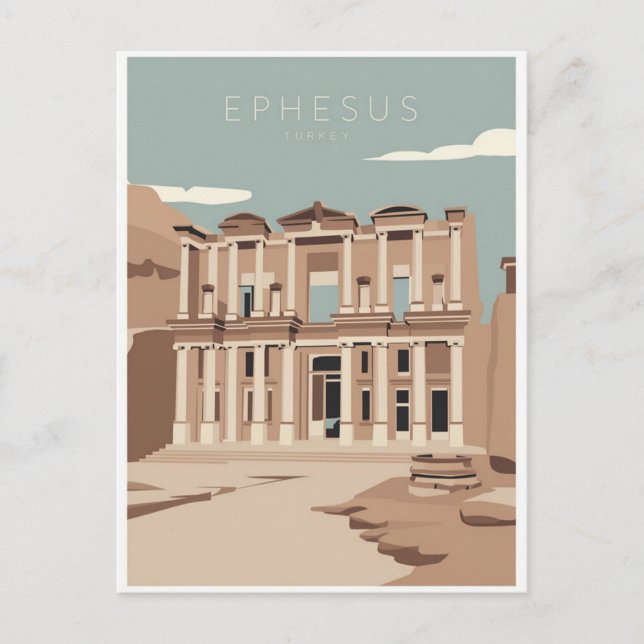 Ephesus, Türkei. Postkarte (Vorderseite)