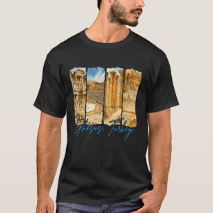 Ephesus Türkei Reisende Reise Pinselstrich Souveni T-Shirt
