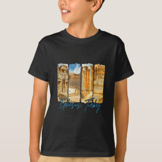 Ephesus Türkei Reisende Reise Pinselstrich Souveni T-Shirt