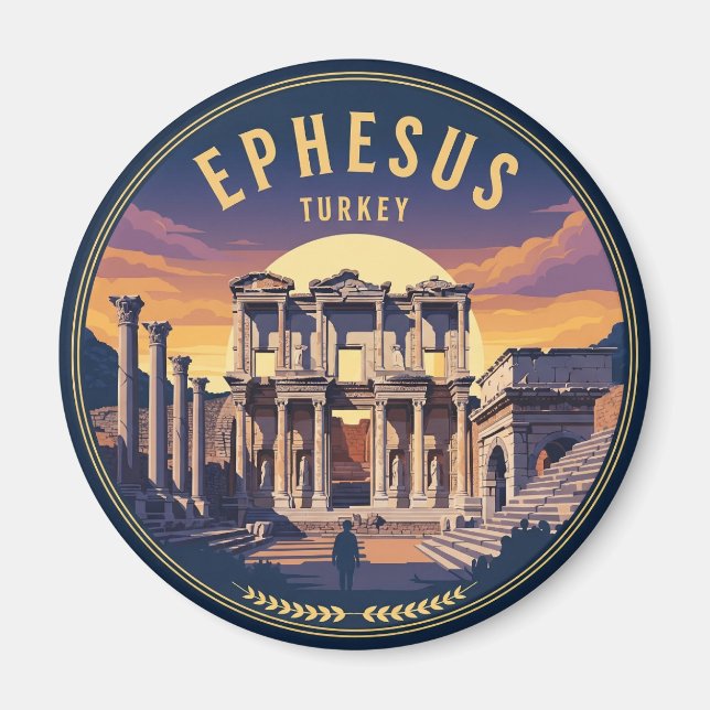 Ephesus Turkey Travel Magnet (Vorne)