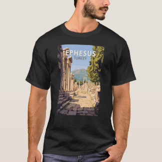 Ephesusurkeyreisen Kunst Vintage Familie T-Shirt