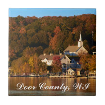 Ephraim, Wisconsin am Sonnenuntergang