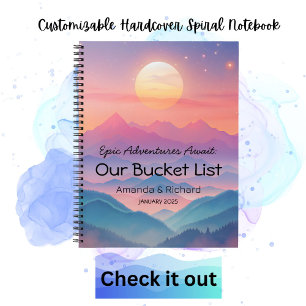 Epic Adventures Bucket List Journal Notizbuch