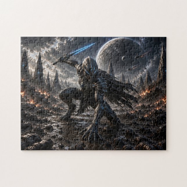 Epic Alien Knight in a Distant Galaxy (Horizontal)