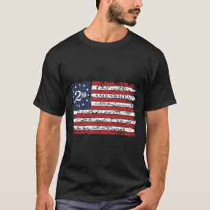 Epic American Militia Gun Rights 2A 2. Änderung T-Shirt
