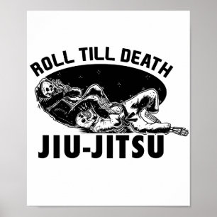 Epic Bjj Grim Reaper Jiu-jitsu Armbar poster