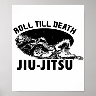 Epic Bjj Grim Sensenmann Jiu-jitsu Armbarposter Poster
