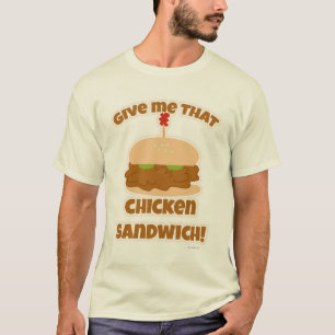Epic Chicken Sandwich Liebe Slogan T-Shirt