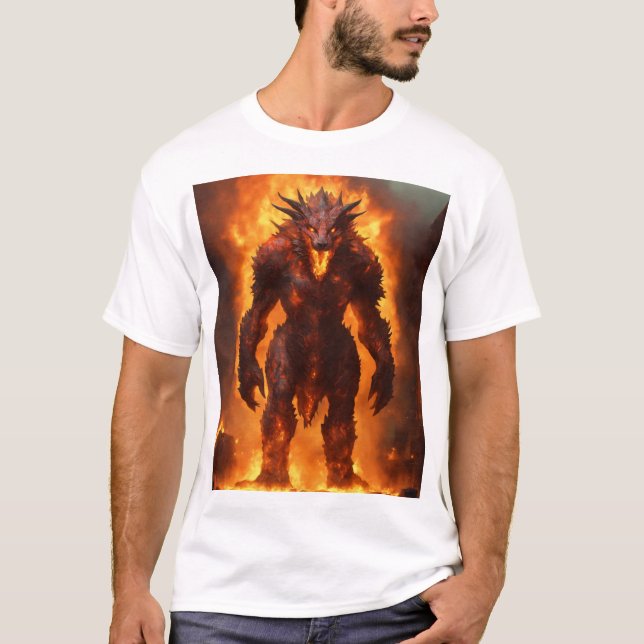 Epic Death Metal T - Shirt - Entfesseln Sie das Ti (Vorderseite)