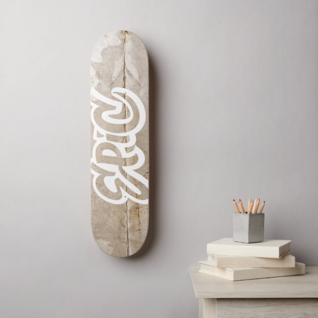 Epic Distressed Graffiti Street Art Letters Skateboard (Wandkunst)