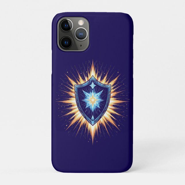Epic Fantasy Shield with Radiant Energy Burst – Ma Case-Mate iPhone Hülle (Rückseite)