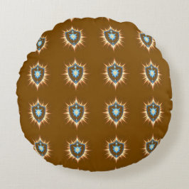 Epic Fantasy Shield with Radiant Energy Burst – Ma Rundes Kissen