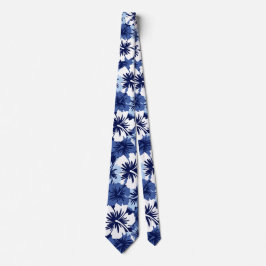 Epic Floral Hibiskus Hawaiian zweiseitig bedruckt Krawatte