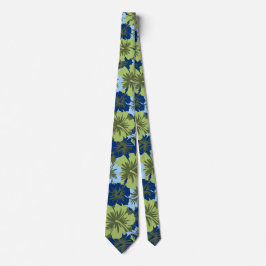 Epic Floral Hibiskus Hawaiian zweiseitig bedruckt Krawatte