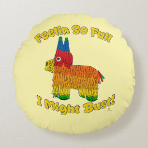 Epic Fun Full Pinata Cartoon Party Slogan Rundes Kissen