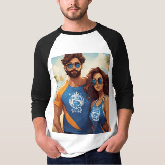 "Epic Hero and Heroine Duo T - Shirt" T-Shirt