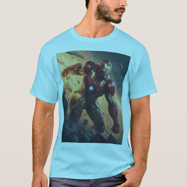 Epic Heroes Battle Design T-Shirt (Vorderseite)