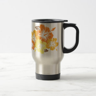 "Epic Hibiscus" dans le mug de voyage orange