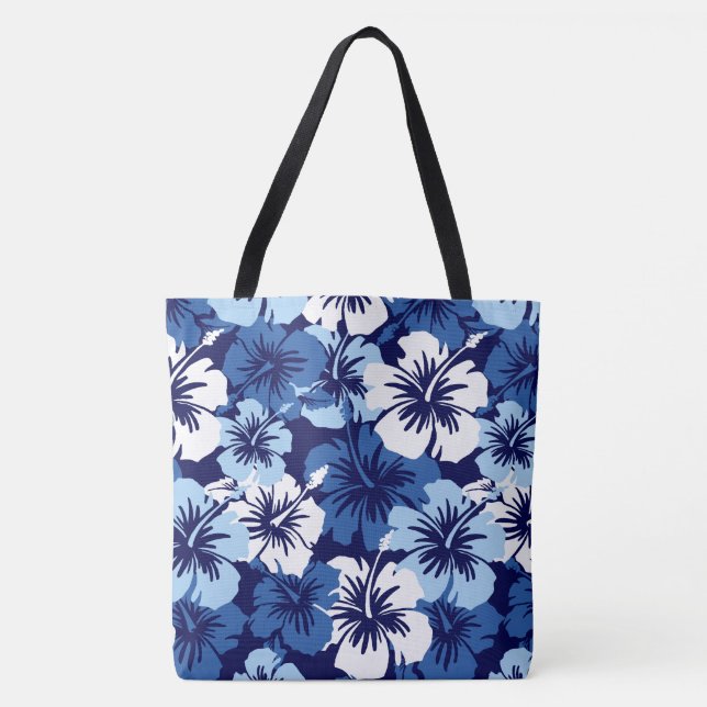 Epic Hibiskus Hawaiian Floral Aloha Beach Bag Tasche (Vorderseite)