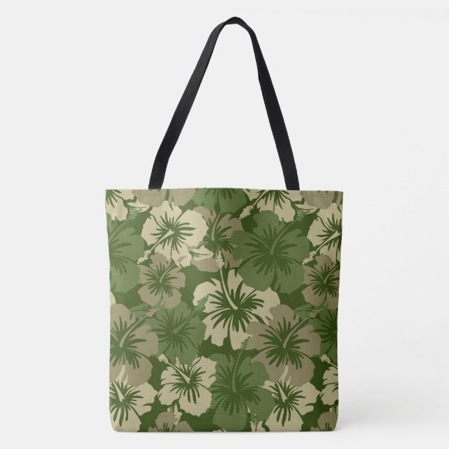 Epic Hibiskus Hawaiian Floral Aloha Beach Bag Tasche (Vorderseite)