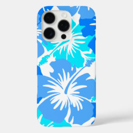Epic Hibiskus Hawaiian Floral Aloha Shirt Blau iPhone 16 Pro Hülle