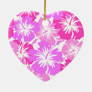 Epic Hibiskus Hawaiian Floral Aloha Shirt drucken Keramikornament
