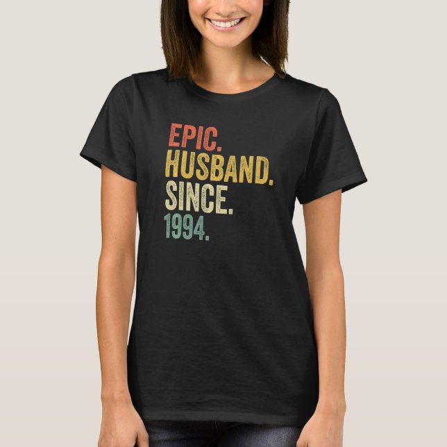 Epic Husband Seit 1994 29 Jahre 29. Wedding Anni T-Shirt (Vorderseite)