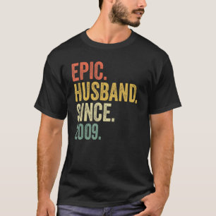 Epic Husband Seit 2009 14 Jahre 14. Wedding Anni T-Shirt