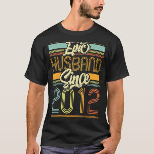 Epic Husband Seit 2012 11 Jahr 11. Hochzeit Anniv T-Shirt