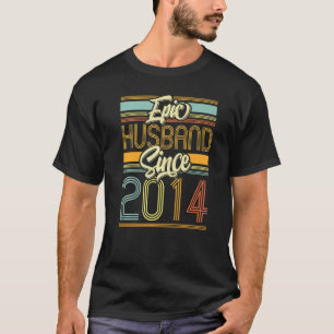 Epic Husband Seit 2014 9. Hochzeit Anniver 9. T-Shirt