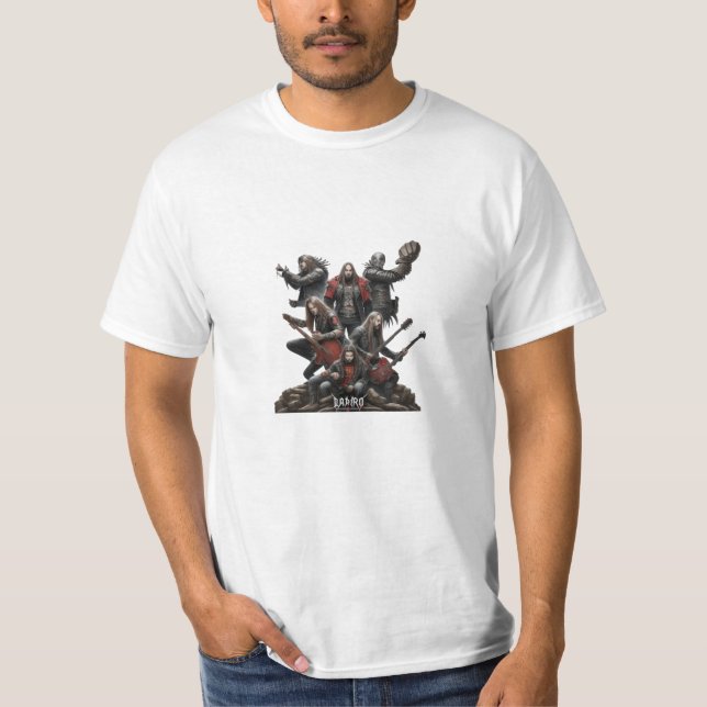 Epic Metal Band Art mit Dark Fantasy Theme T-Shirt (Vorderseite)