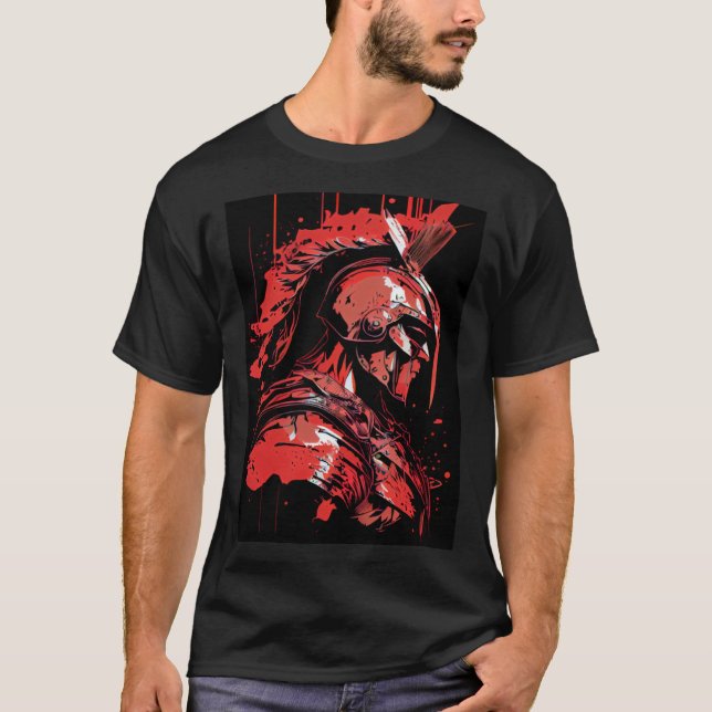 Epic Motivierend Spartan Warrior Trojan Warrior G T-Shirt (Vorderseite)